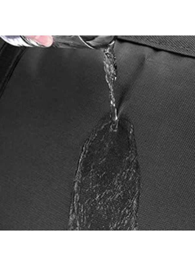 180L Super Extra Large Storage Bags Waterproof Portable Moving Storage Bags, Thickened Sturdy Oxford Material Duvet Storage Bag, For Bedding, Duvets, Pillows, Clothes, Moving Home (Black,180 L) - Image 3